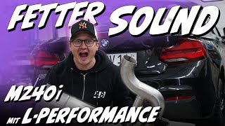 The LOUDEST EXHAUST for our BMW M240i! L-Performance Exhaust System | Before and After Comparison