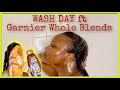 HOW TO WASH 4C HAIR | GANIER SHAMPOO AND CONDITIONER