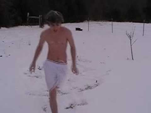 Shirtless Snow Angels - YouTube