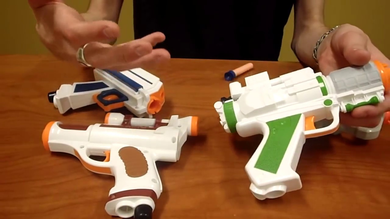 mesterværk tobak aldrig Review of New Nerf Star Wars Blasters by Hasbro (Grievous, Cad Bane, and  Rex) - YouTube