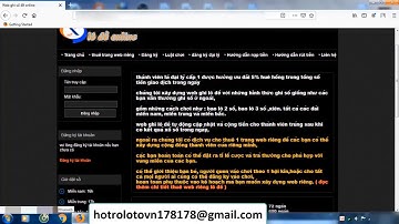 hướng dẫn tạo một trang web ghi lô đề online