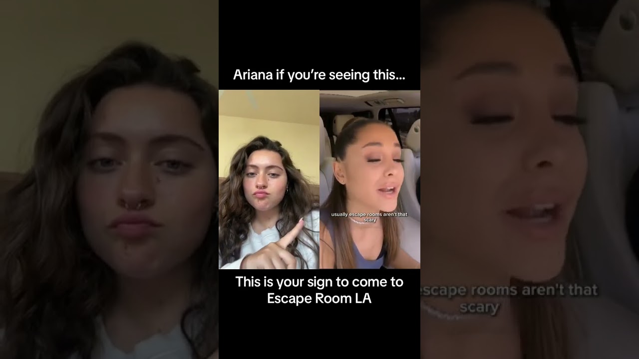 ARIANA GRANDE LOVES ESCAPE ROOMS?!!?