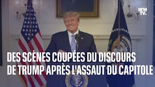 Trump refuse de reconnaître que l'élection est terminée dans son discours après l'assaut du Capitole