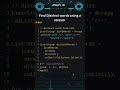 Java 8 | Find Distinct words using a stream #shorts
