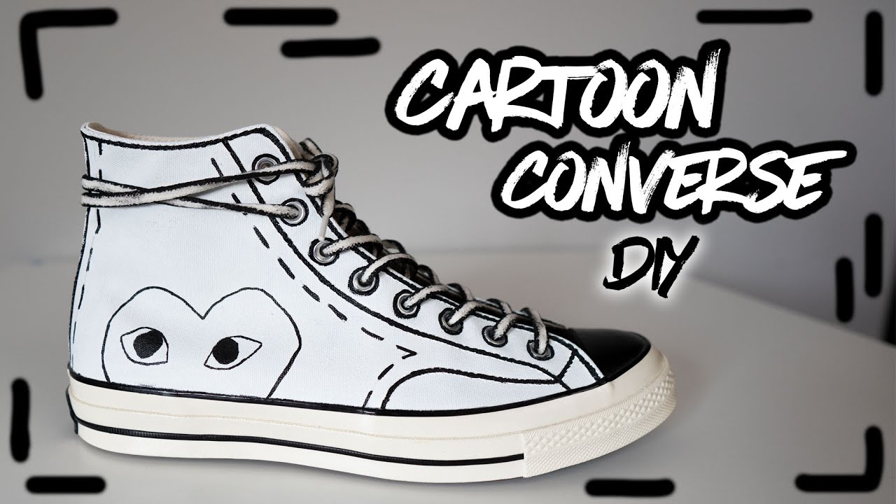 DIY | Custom CARTOON CDG Converse | JULIUS - thptnvk.edu.vn
