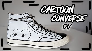 DIY | Custom CARTOON CDG Converse | JULIUS