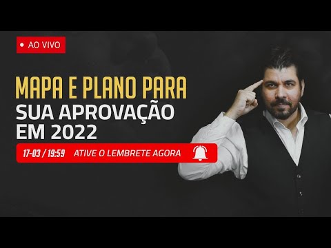 Resumo e plano para sua aprovação em 2022 - AULA 04 - Semana da Aprovação #semanadaaprovacao - Resumo e plano para sua aprovação em 2022 - AULA 04 - Semana da Aprovação #semanadaaprovacao