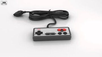 Dendy Controller 3D model by 3DModels.org