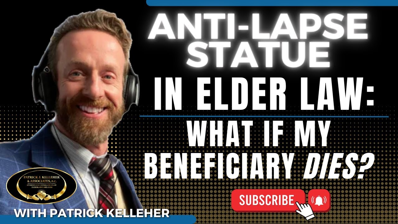 What is the anti-lapse statute in Elder Law? - YouTube