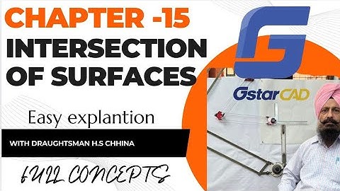 Chapter 15: Lectures Intersection of Surfaces part 1  | Engineering DWG.| Easy Explanation in CAD