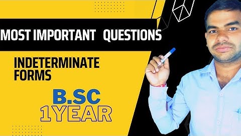 Most important questions of indeterminate forms||#maths #indeterminate_forms #video #education