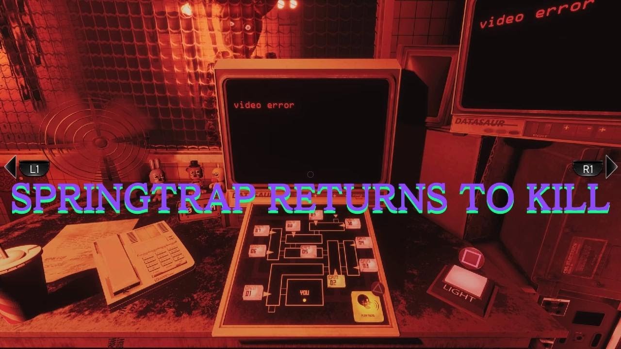 Spring Trap Kill Five Nights At Freddy's 3 NIGHT 5 SPRINGTRAP IS HERE TO KILL - YouTube