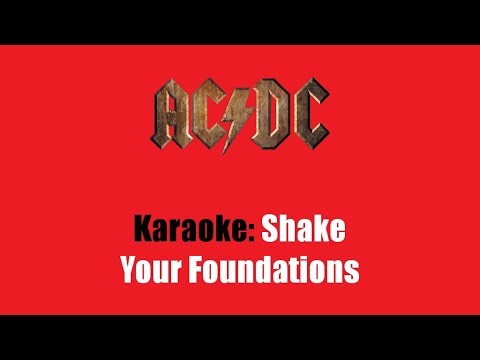 Karaoke: AC/DC / Shake Your Foundations - YouTube