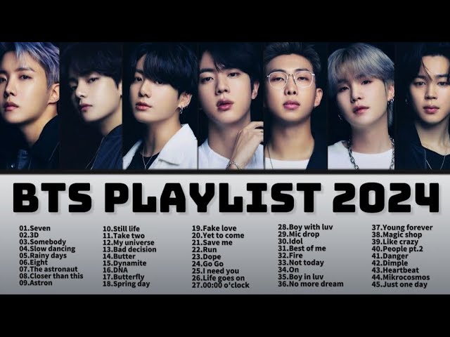 BTS PLAYLIST 2024 | 방탄소년단 플레이리스트