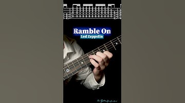 Thumbnail of Ramble On - Led Zeppelin  | (Intro) TABS Tutorial - Dr. Guitar