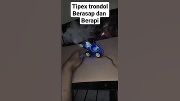 Tipex trondol berasap dan berapi #fypシ #diy #shortvideo #shots #tipextrondol #firal