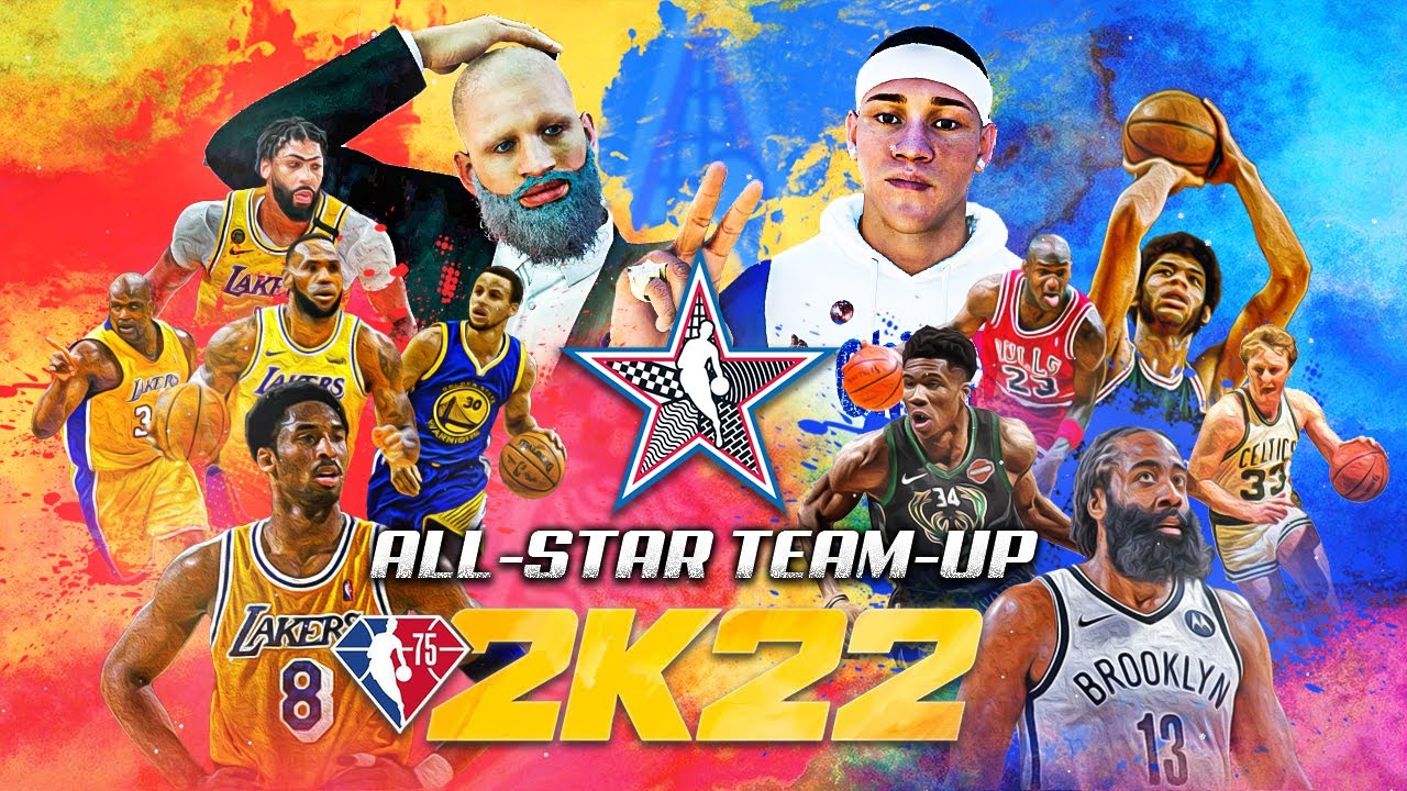 ME and GMAN WAGER in AllStar Team Up with our friends in NBA 2K22
