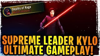 Supreme Leader Kylo Ultimate Ability Gameplay - Depths of Rage - Can It Beat Rey's Ultimate Ability?