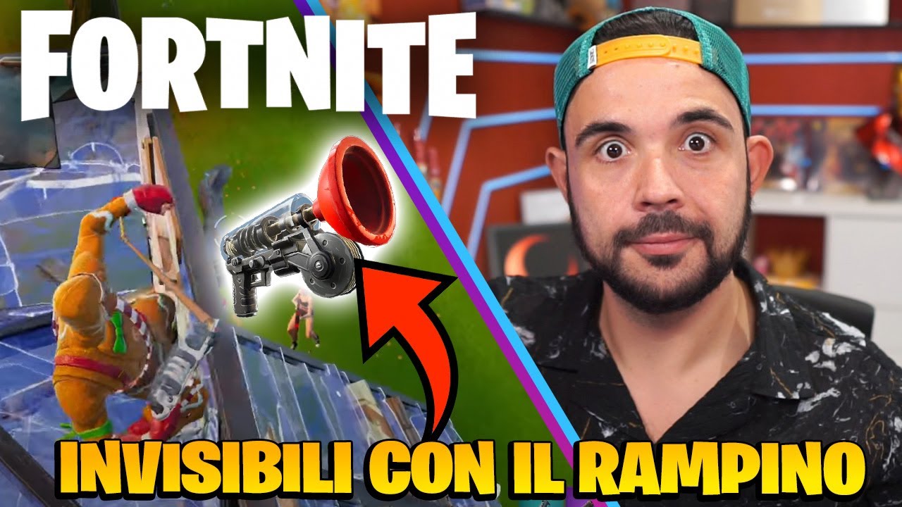 se Pushi con il RAMPIONO si è Invisibili - FORTNITE