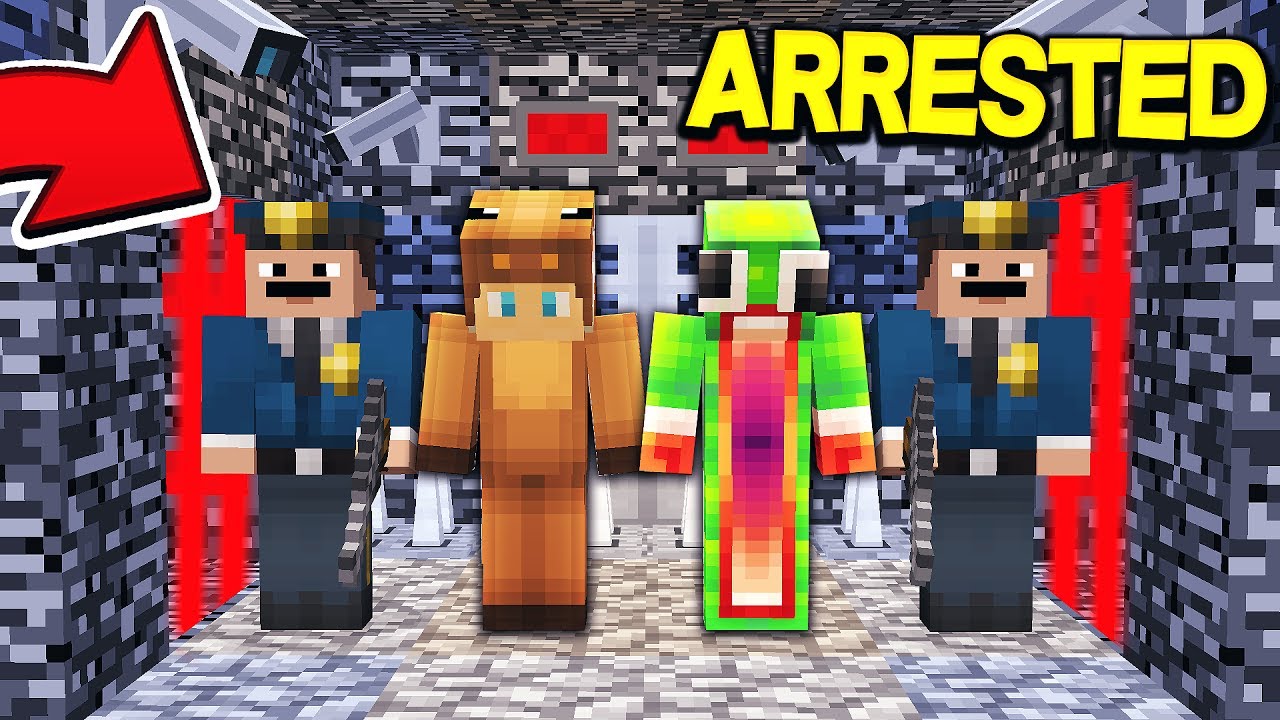 MOOSECRAFT & UNSPEAKABLEGAMING GET ARRESTED! 😭