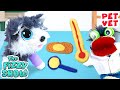 Fizzy The Pet Vet Makes Easy DIY Miniature Clay Doctor Set 🚑 | Fun Videos For Kids