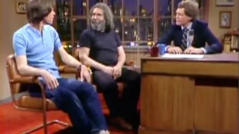 Jerry Garcia and Bob Weir on Letterman, April 13, ...