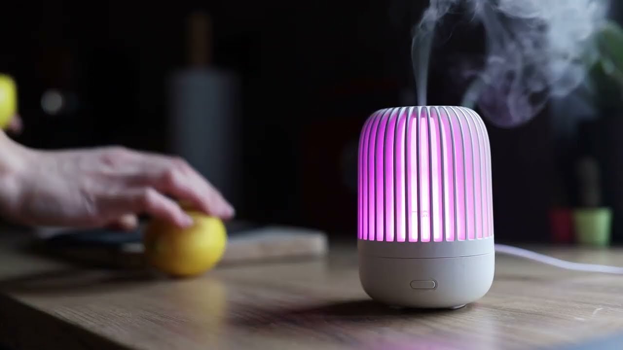 GIOhygro Aroma Diffuser with LED Backlight GIO-195WHITE