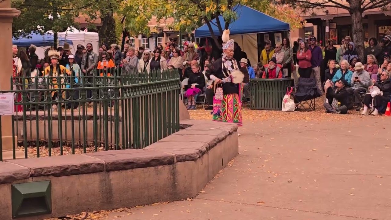 Ladies Traditional  Dance- -  Indigenous Peoples Day -  POW WOW Santa Fe   2025