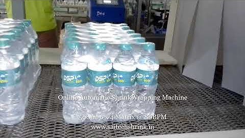 DSP500 -60BPM-AUTO SHRINK WRAPPPING MACHINE