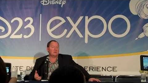 John Lasseter Press Conference D23 Expo