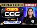 NORCET 11 Preparation | OBG | Nightingale Regular 3.0 | Class 02 | NORCET 11 Free Demo