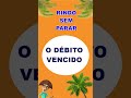 DÉBITO VENCIDO - RINDO SEM PARAR