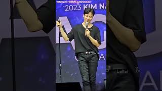 金南佶／김남길-害羞的金三歲用中文打招呼(Kim Nam-gil-수줍은 김 세 살） @2023 AGAIN IN TAIPEI （8/18）