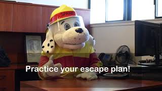 Sparky's Fire Prevention Week Message