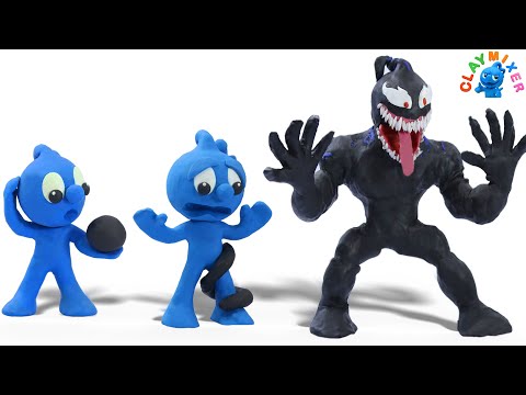 Tiny Devours Villainous Riot - Tiny Hero Stop Motion Animation Cartoons