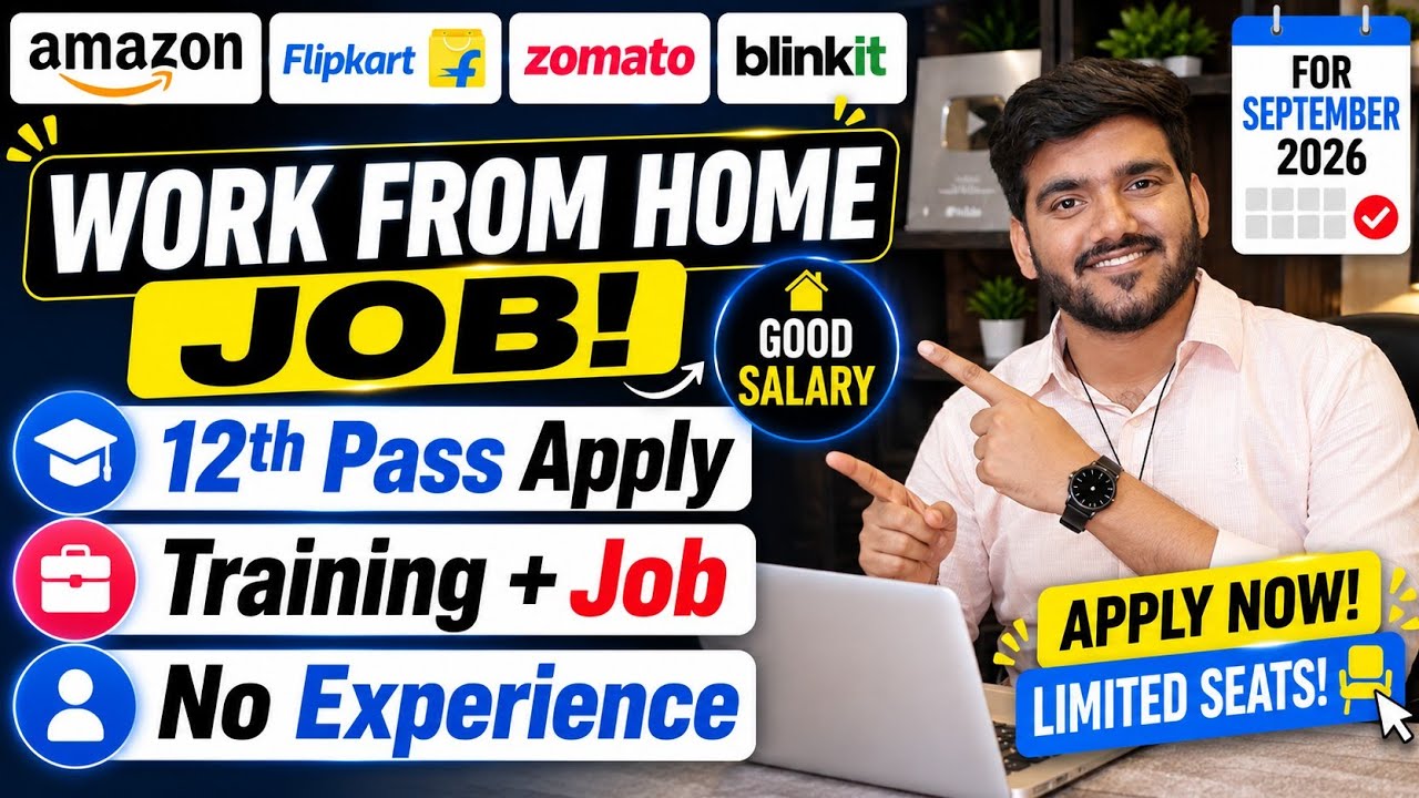 rewrite this title New Work From Home Jobs 2026 | Training + Job | Online Jobs At Home | WFH Jobs For 12th Pass Fresher rewrite this title New Work From Home Jobs 2026 | Training + Job | Online Jobs At Home | WFH Jobs For 12th Pass Fresher