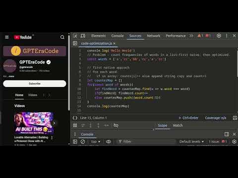 Learn Code Optimization: Hash Tables, Counter, Object | Code with AI