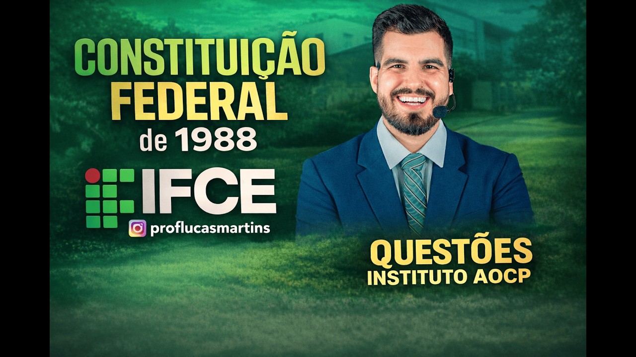 IFCE | Questões Instituto AOCP