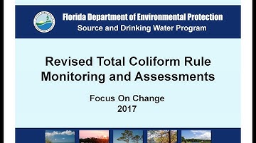 Revised Total Coliform Rule