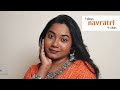 🧡 Navratri Day 7 ORANGE Look | Tamil Makeup Tutorial + Outfit Ideas | Festive GRWM 2025 ✨