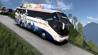 skill Bus Driving on mountain roads | Euro Truck Simulator 2