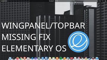 Top Bar/Wing Panel Missing Fix | Elementary OS | Hax Guru Shorts