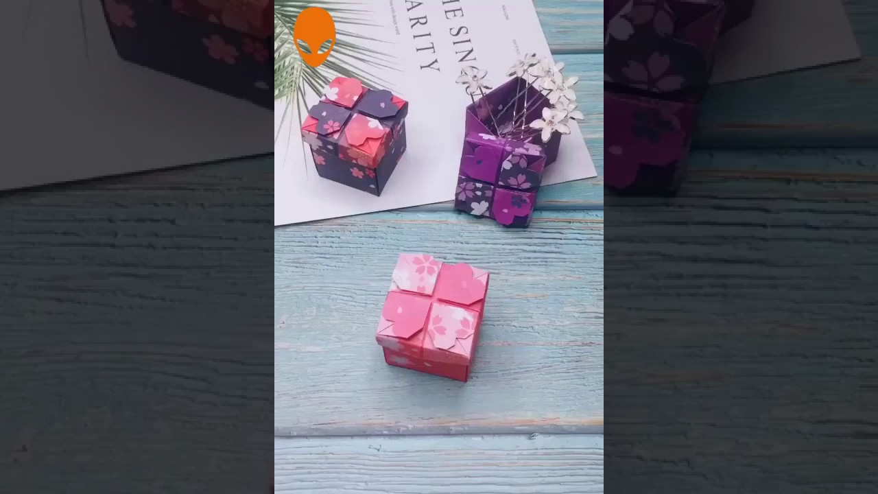 Cara  Membuat  Origami membuat  Kotak  Cantik YouTube