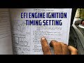 Proper Ignition Timing Setting for EFI engines