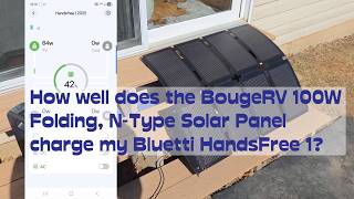 100W folding, portable solar panel, the BougeRV 100W review