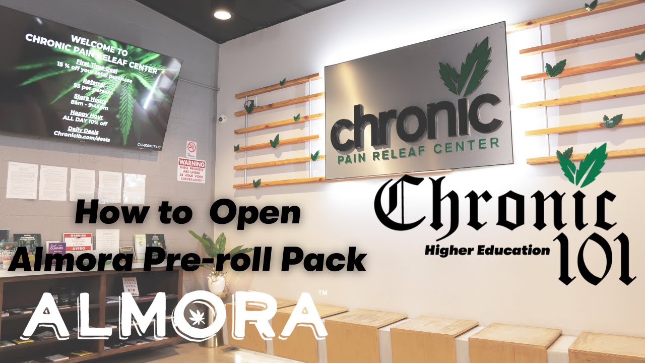 Chronic 101 - How to Open Almora Farm Pre-roll Pack