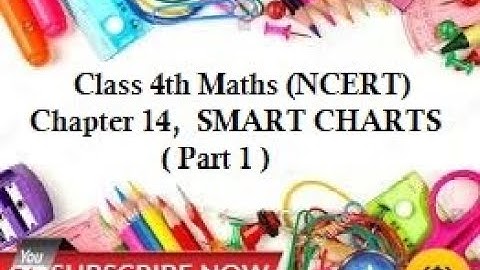 Class 4th Maths (NCERT) Chapter 14 SMART CHARTS ( Part 1 )