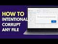 Make a File That Won’t Open – How to Make Any File Look Broken (PDF, Word, Images & More)
