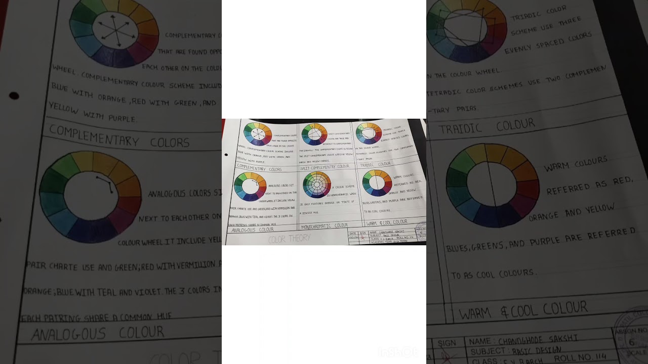 Colour theory barch 1st semester 1year 
