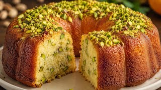 The Softest Pistachio Cake in 5 minutes | Fresh Pistachios, Only 2 Eggs! Grandma's  pistachio Cake  screenshot 2